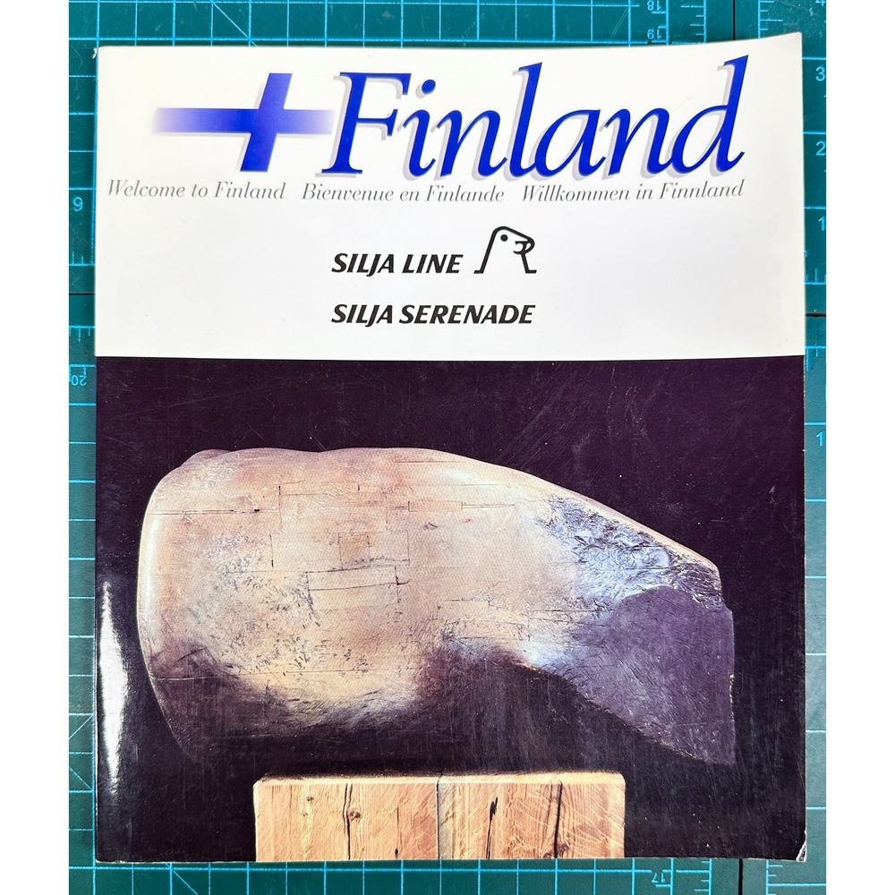 Welcome to Finland 1994 Silja Line Serenade Magazine Nokia Arabia Design Vintage